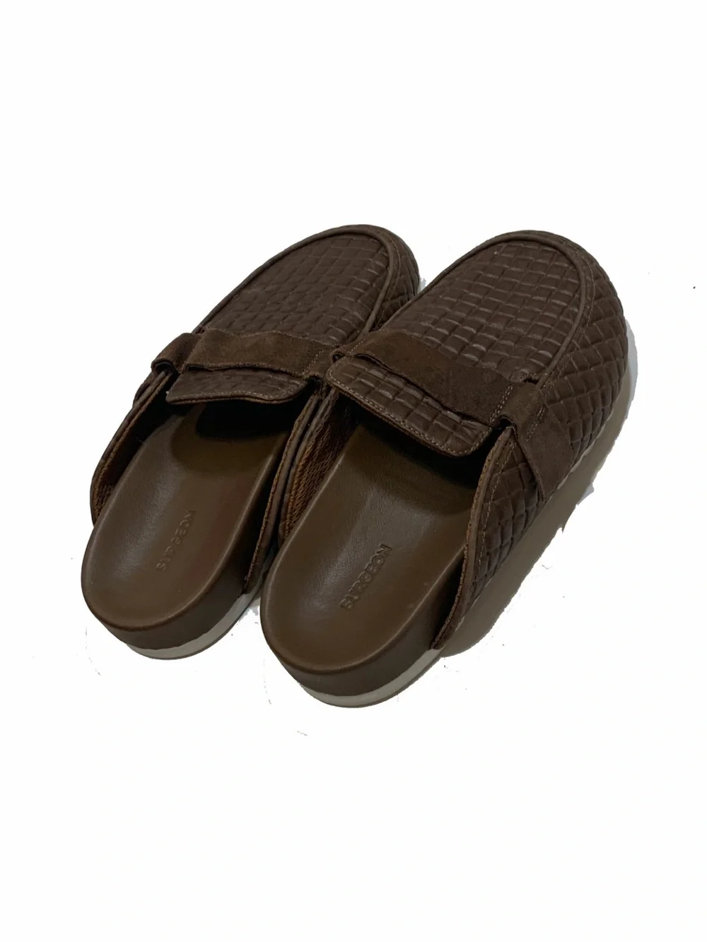 Surgeon Men's Brown Quilted Leather Slip-On Loafers